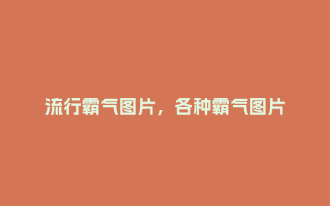 流行霸气图片，各种霸气图片_http://www.kushangpin.com_服装百科_第1张