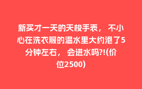 新买才一天的天梭手表, 不小心在洗衣服的温水里大约泡了5分钟左右, 会进水吗?!(价位2500)_手表百科_第1张_酷尚品 新买才一天的天梭手表, 不小心在洗衣服的温水里大约泡了5分钟左右, 会进水吗?!(价位2500)_http://www.kushangpin.com_手表百科_第1张