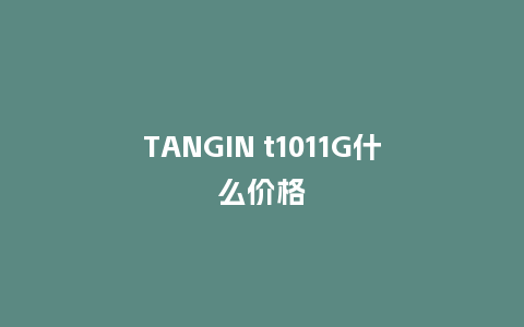 TANGIN t1011G什么价格_http://www.kushangpin.com_手表百科_第1张