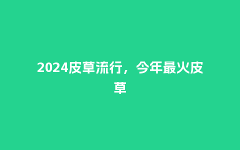 2024皮草流行，今年最火皮草_http://www.kushangpin.com_服装百科_第1张