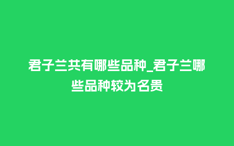 君子兰共有哪些品种_君子兰哪些品种较为名贵_鲜花知识_第1张_酷尚品 君子兰共有哪些品种_君子兰哪些品种较为名贵_http://www.kushangpin.com_鲜花知识_第1张