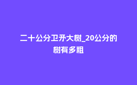 二十公分卫矛大树_20公分的树有多粗_鲜花知识_第1张_酷尚品 二十公分卫矛大树_20公分的树有多粗_http://www.kushangpin.com_鲜花知识_第1张