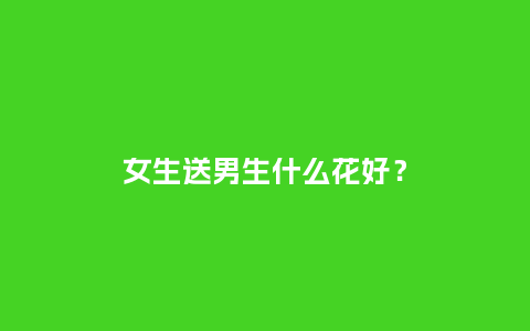 女生送男生什么花好?_送礼知识_第1张_酷尚品 女生送男生什么花好?_https://www.kushangpin.com_送礼知识_第1张