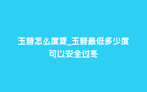 玉簪怎么度夏_玉簪最低多少度可以安全过冬_鲜花知识_第1张_酷尚品 玉簪怎么度夏_玉簪最低多少度可以安全过冬_https://www.kushangpin.com_鲜花知识_第1张