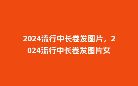 2024流行中长卷发图片，2024流行中长卷发图片女_https://www.kushangpin.com_服装百科_第1张