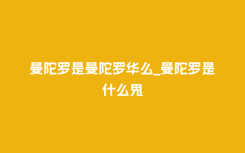 曼陀罗是曼陀罗华么_曼陀罗是什么鬼_鲜花知识_第1张_酷尚品 曼陀罗是曼陀罗华么_曼陀罗是什么鬼_http://www.kushangpin.com_鲜花知识_第1张