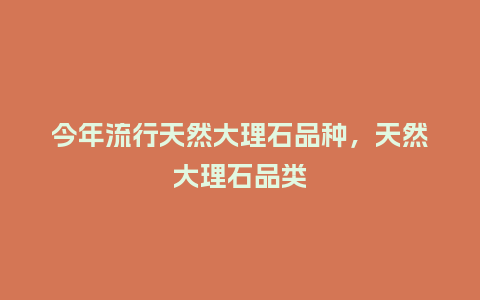今年流行天然大理石品种,天然大理石品类_服装百科_第1张_酷尚品 今年流行天然大理石品种,天然大理石品类_https://www.kushangpin.com_服装百科_第1张